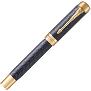 Перьевая ручка Parker Duofold Prestige Centennial F307, Blue Chevron GT (Перо M)