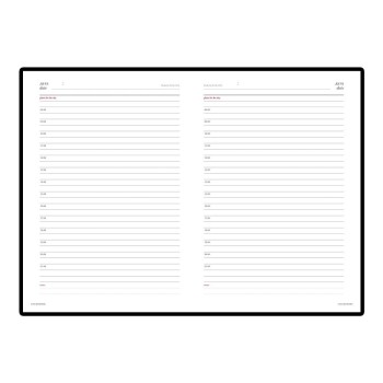 Ежедневник недатированный А5 (145 х 205 мм), чёрный, 272 стр. Bruno Visconti SIDNEY Арт. 312802